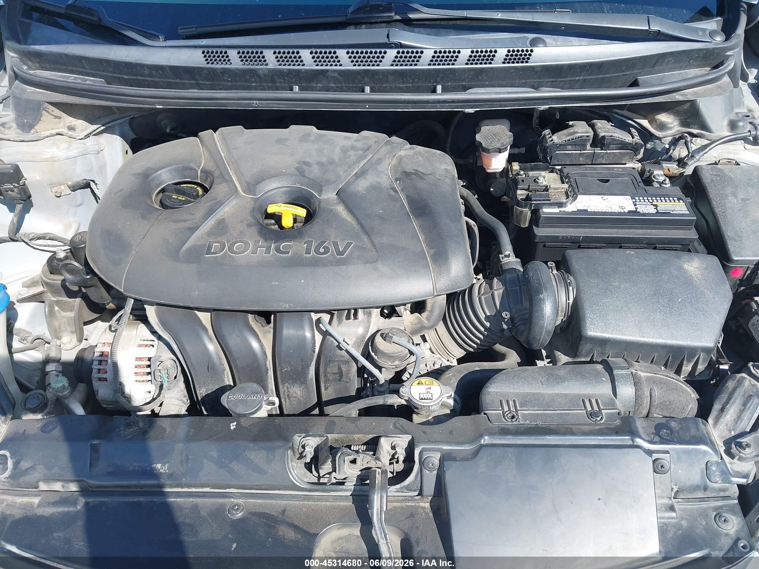 2015 Hyundai Elantra Se Gray vin: 5NPDH4AEXFH621107