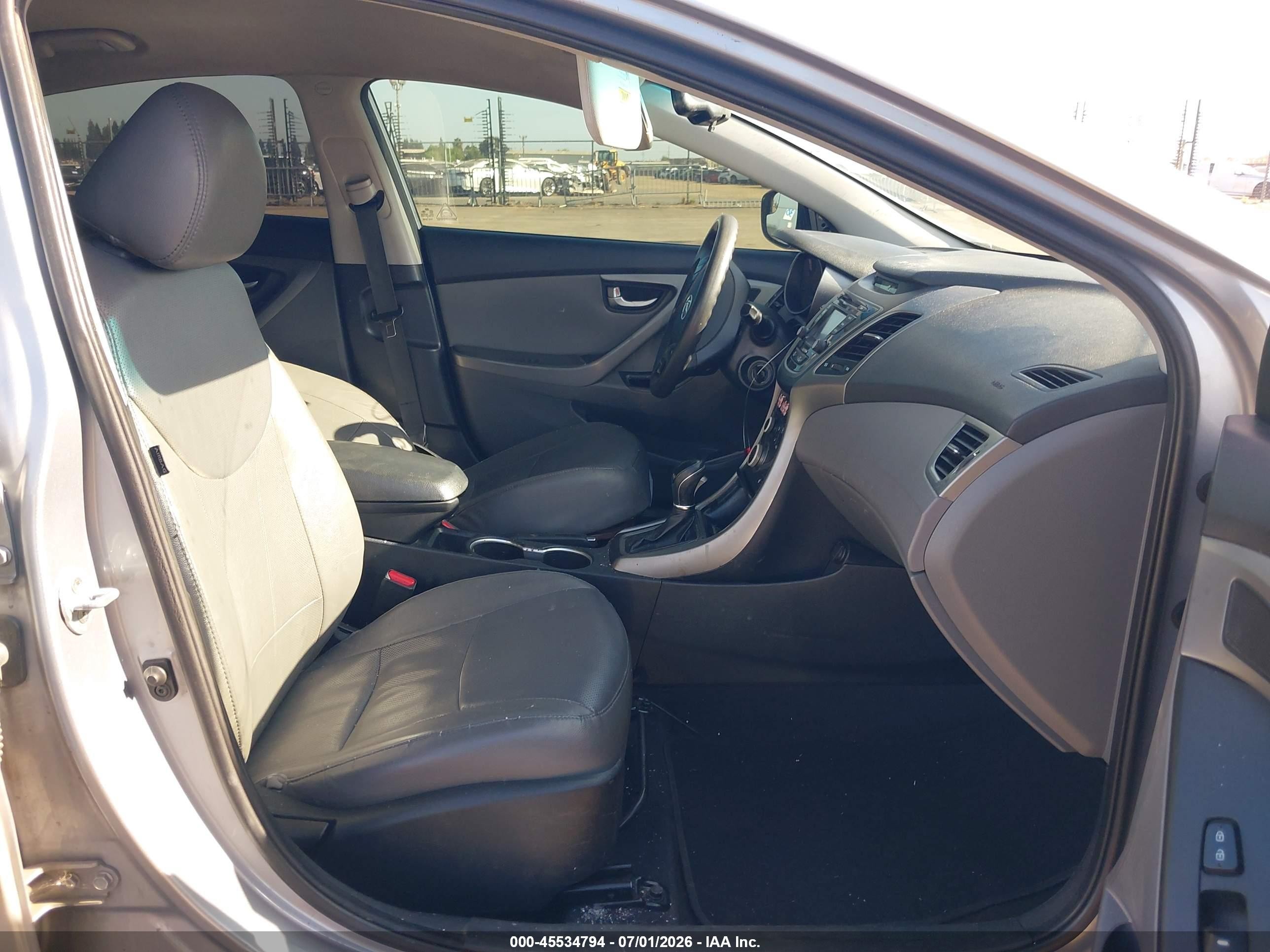 2015 Hyundai Elantra Limited Silver vin: 5NPDH4AEXFH623276