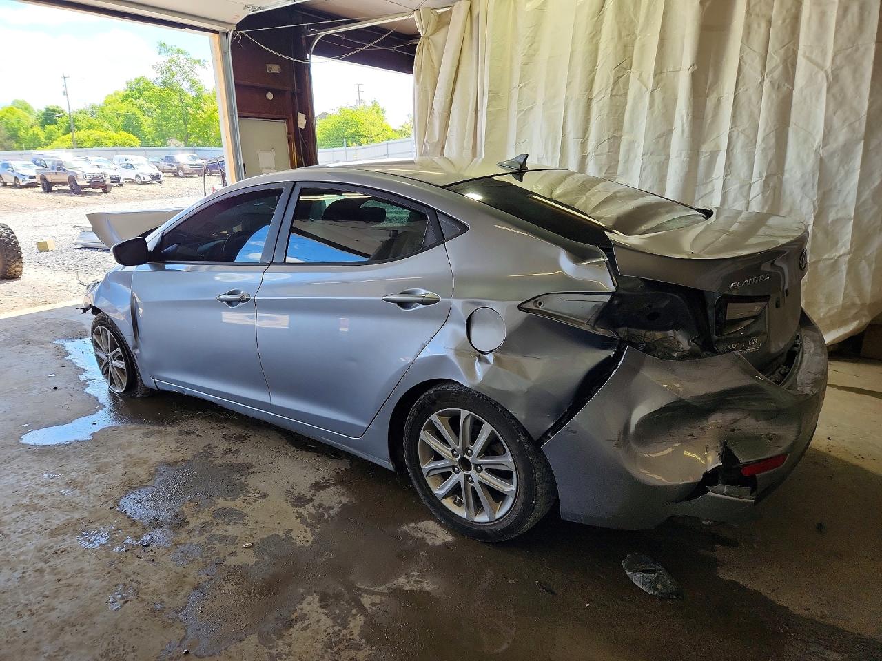 2015 Hyundai Elantra Se Silver vin: 5NPDH4AEXFH634195
