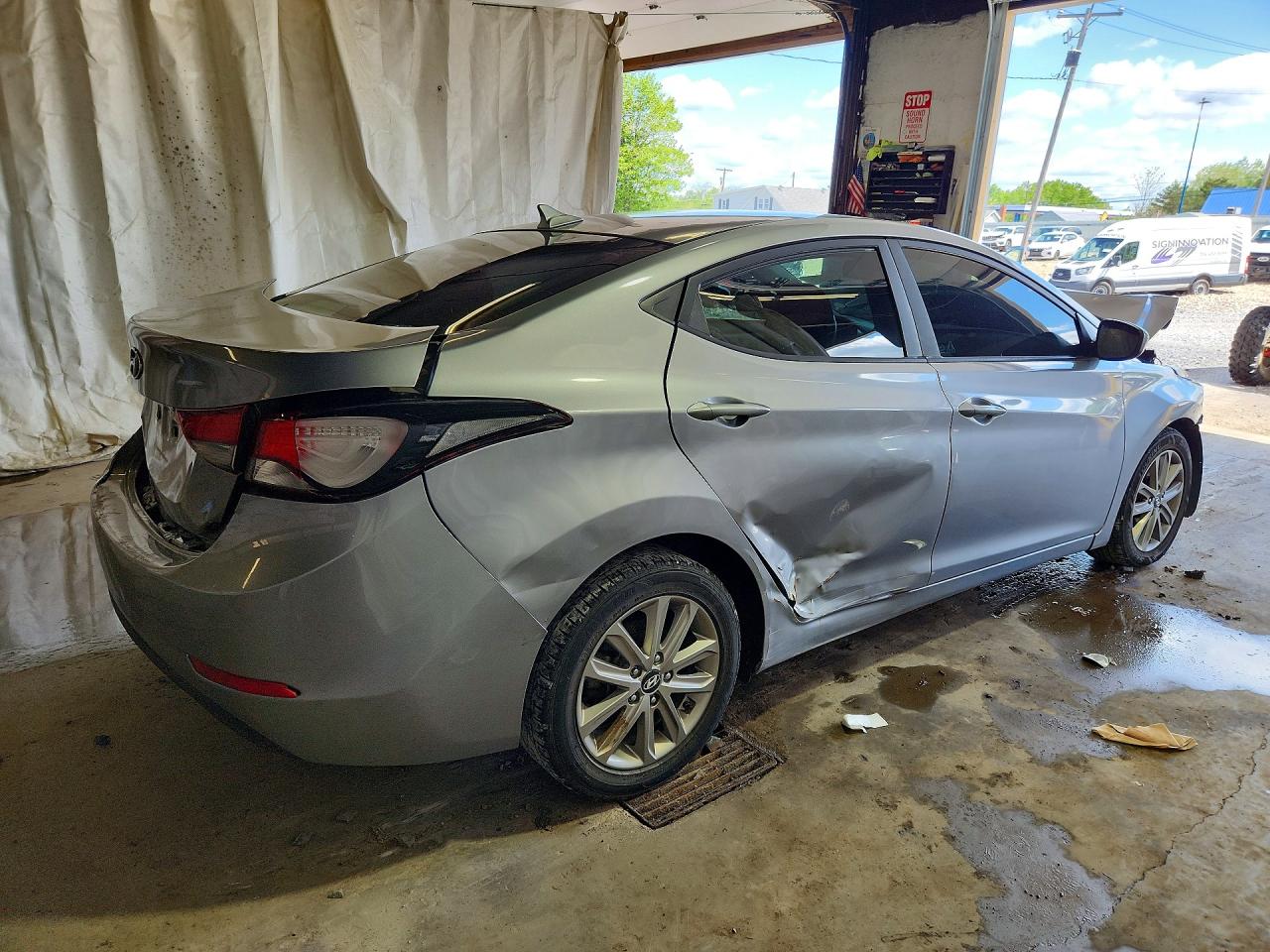 2015 Hyundai Elantra Se Silver vin: 5NPDH4AEXFH634195