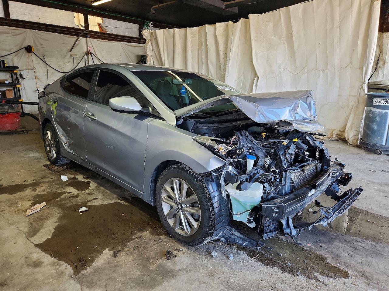 2015 Hyundai Elantra Se Silver vin: 5NPDH4AEXFH634195