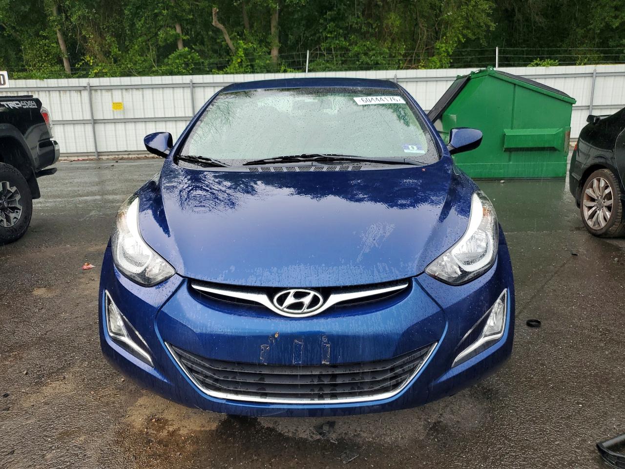 2015 Hyundai Elantra Se Blue vin: 5NPDH4AEXFH636190