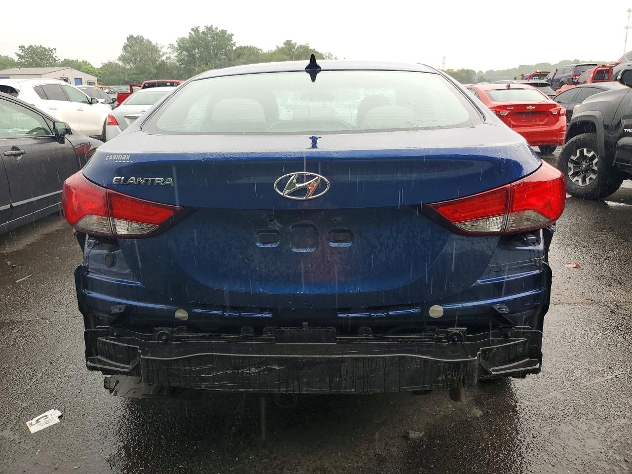2015 Hyundai Elantra Se Blue vin: 5NPDH4AEXFH636190