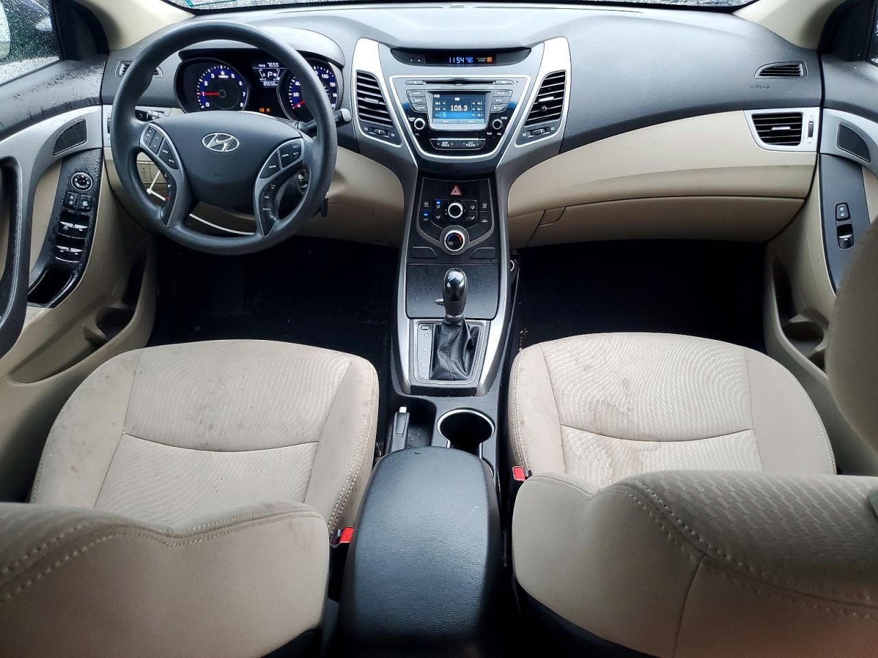 2015 Hyundai Elantra Se Blue vin: 5NPDH4AEXFH636190
