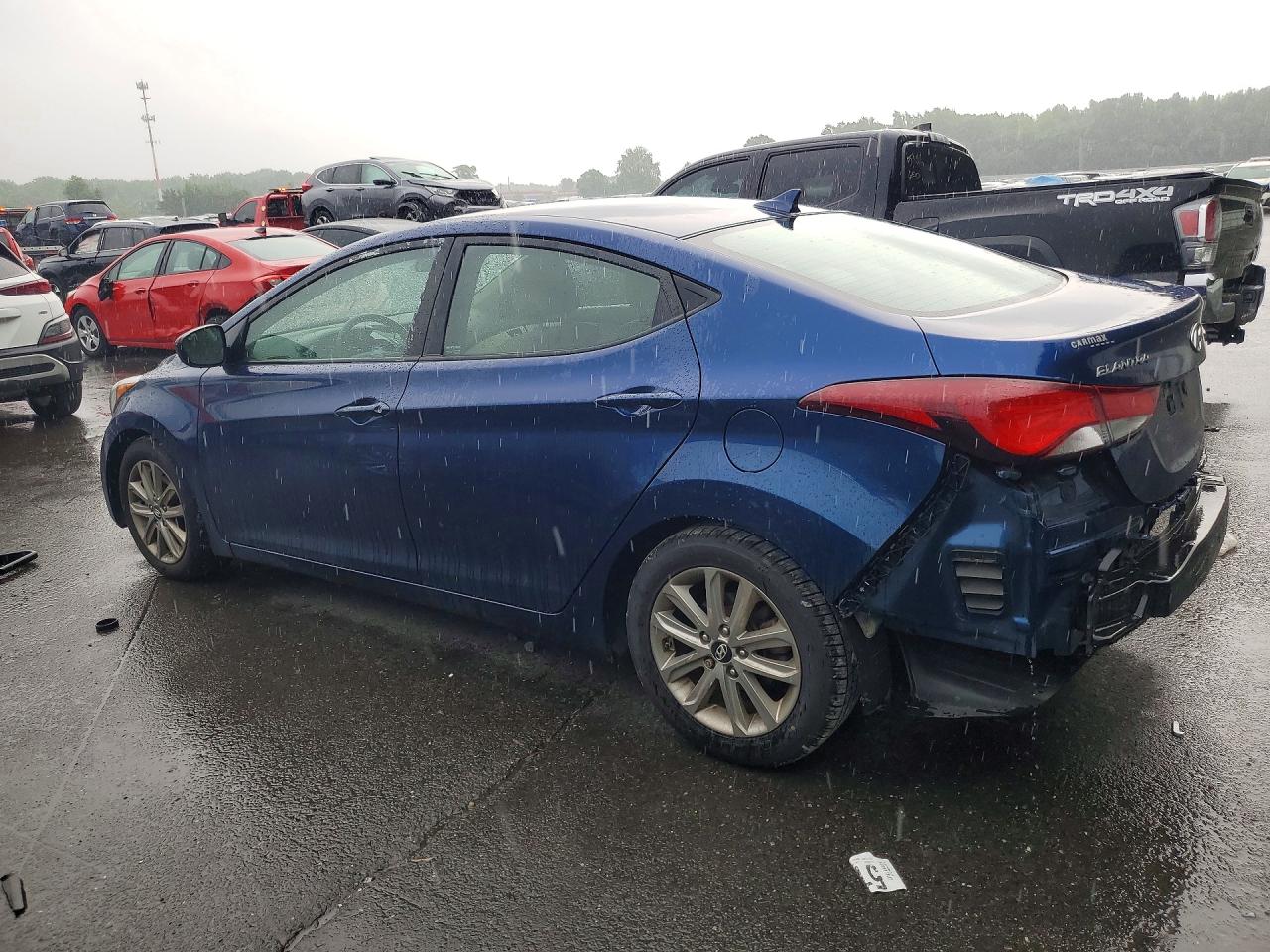 2015 Hyundai Elantra Se Blue vin: 5NPDH4AEXFH636190