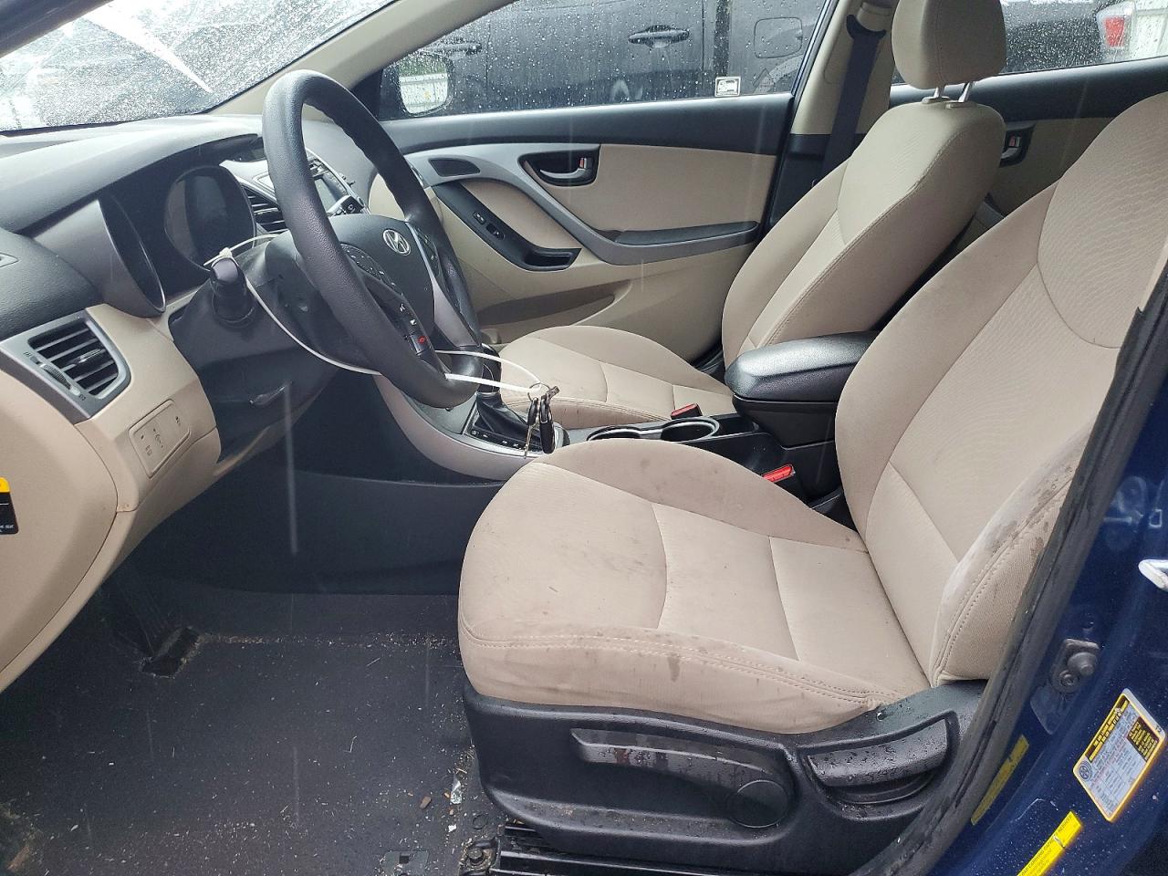 2015 Hyundai Elantra Se Blue vin: 5NPDH4AEXFH636190