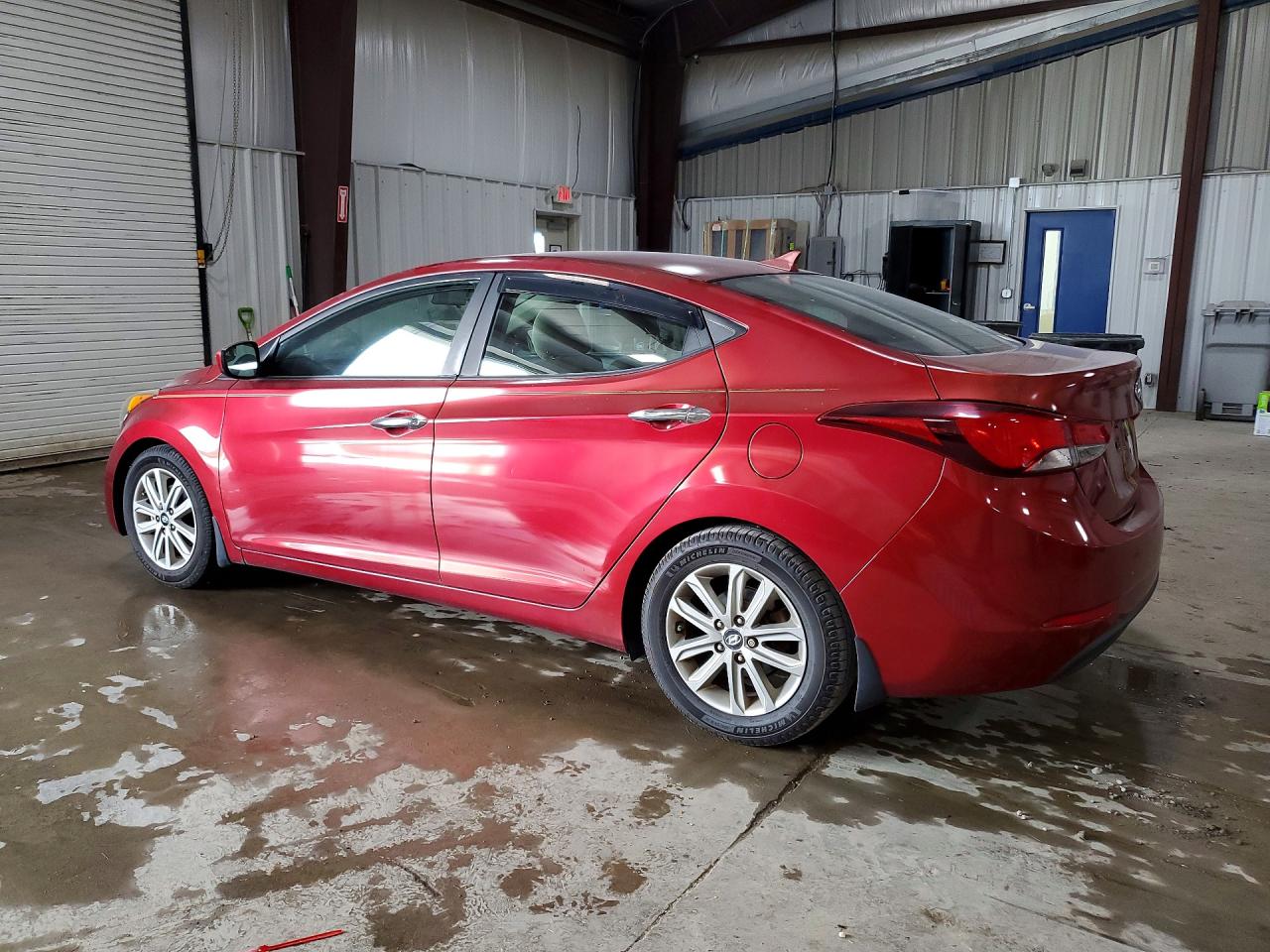 2015 Hyundai Elantra Se Red vin: 5NPDH4AEXFH637839