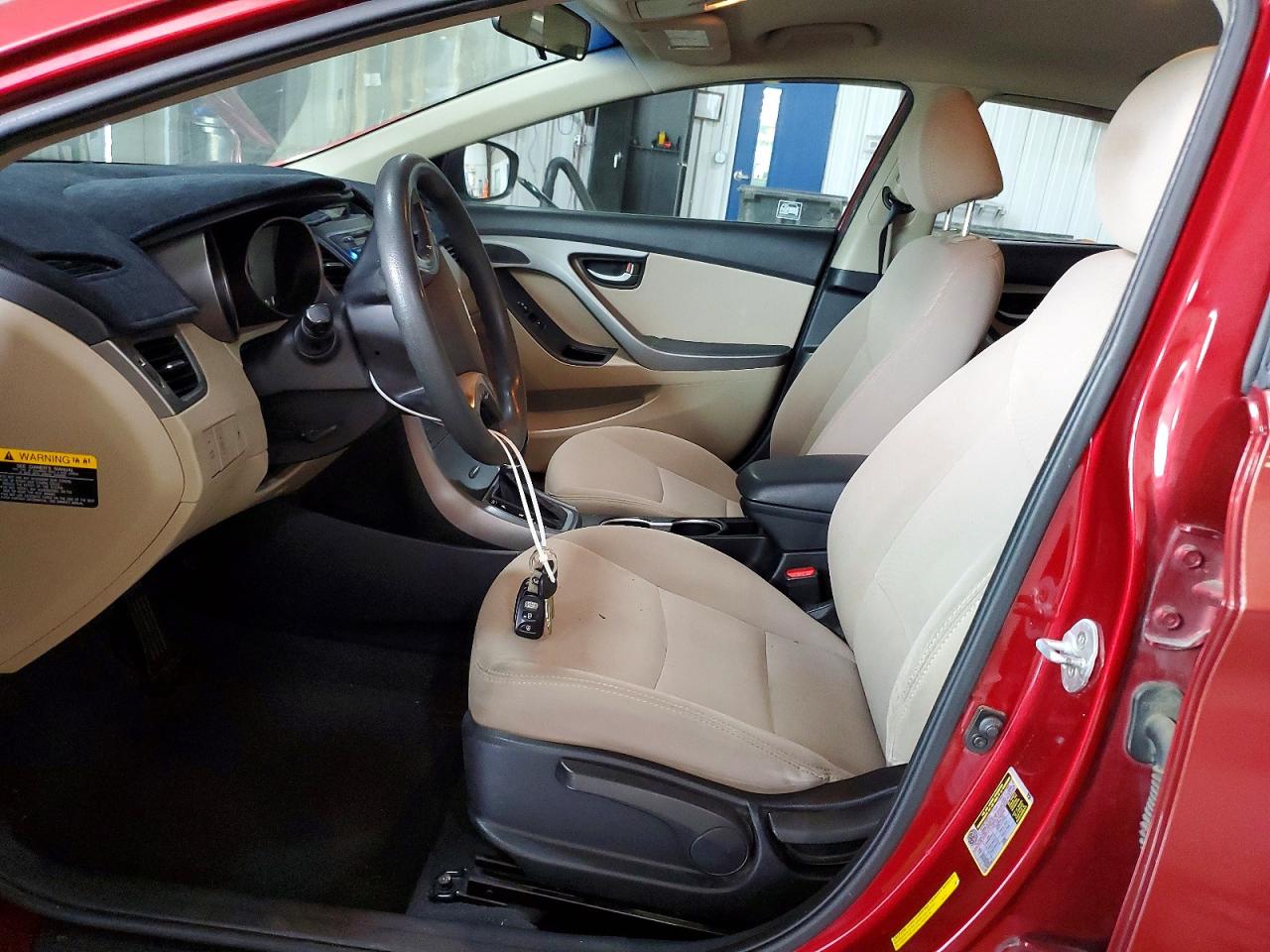 2015 Hyundai Elantra Se Red vin: 5NPDH4AEXFH637839