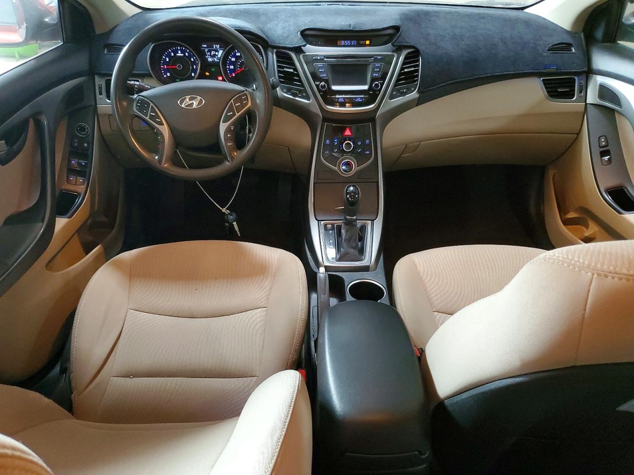2015 Hyundai Elantra Se Red vin: 5NPDH4AEXFH637839