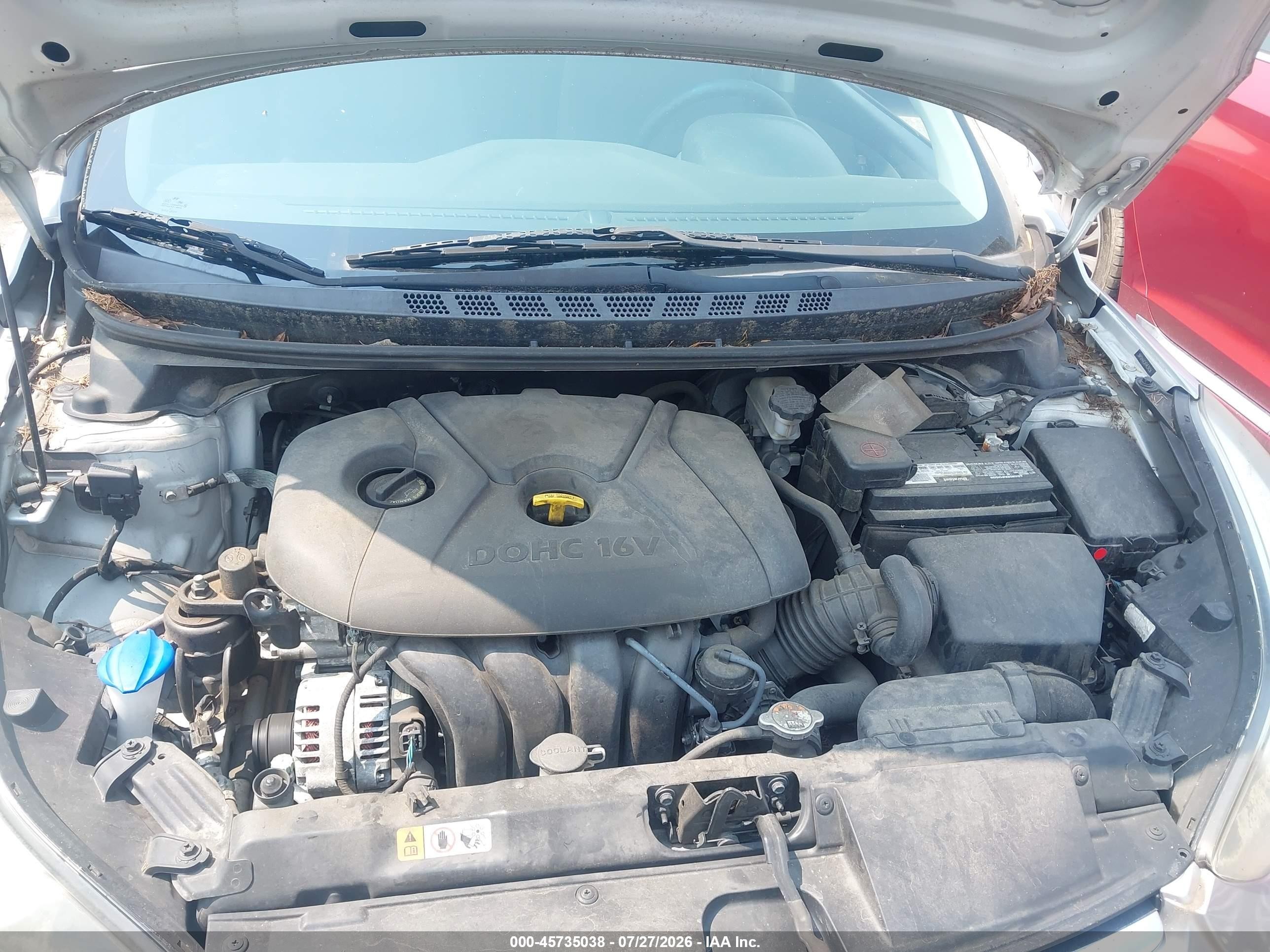2015 Hyundai Elantra Se Silver vin: 5NPDH4AEXFH639056