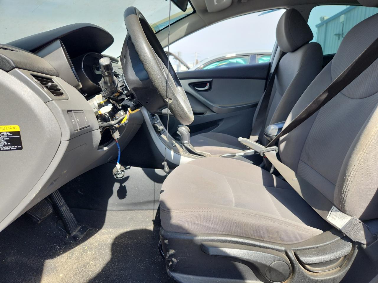 2015 Hyundai Elantra Se Белый vin: 5NPDH4AEXFH642751 Damage: Ignition, Broken, Replacement Required