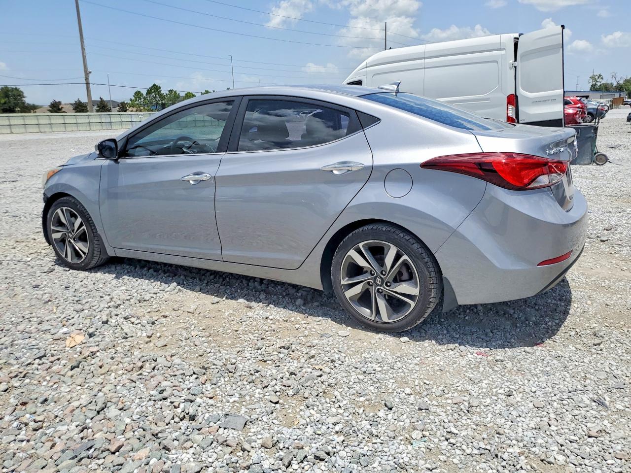 2015 Hyundai Elantra Limited Gray vin: 5NPDH4AEXFH643723