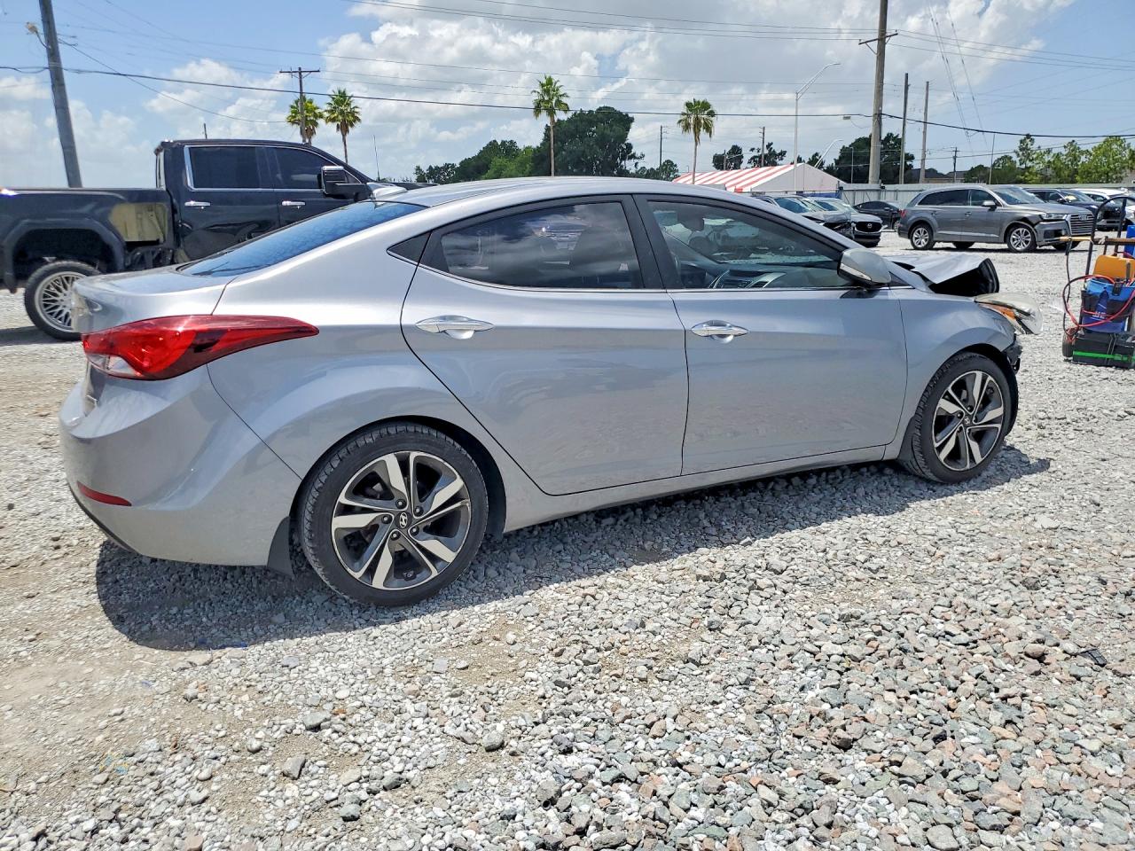 2015 Hyundai Elantra Limited Gray vin: 5NPDH4AEXFH643723