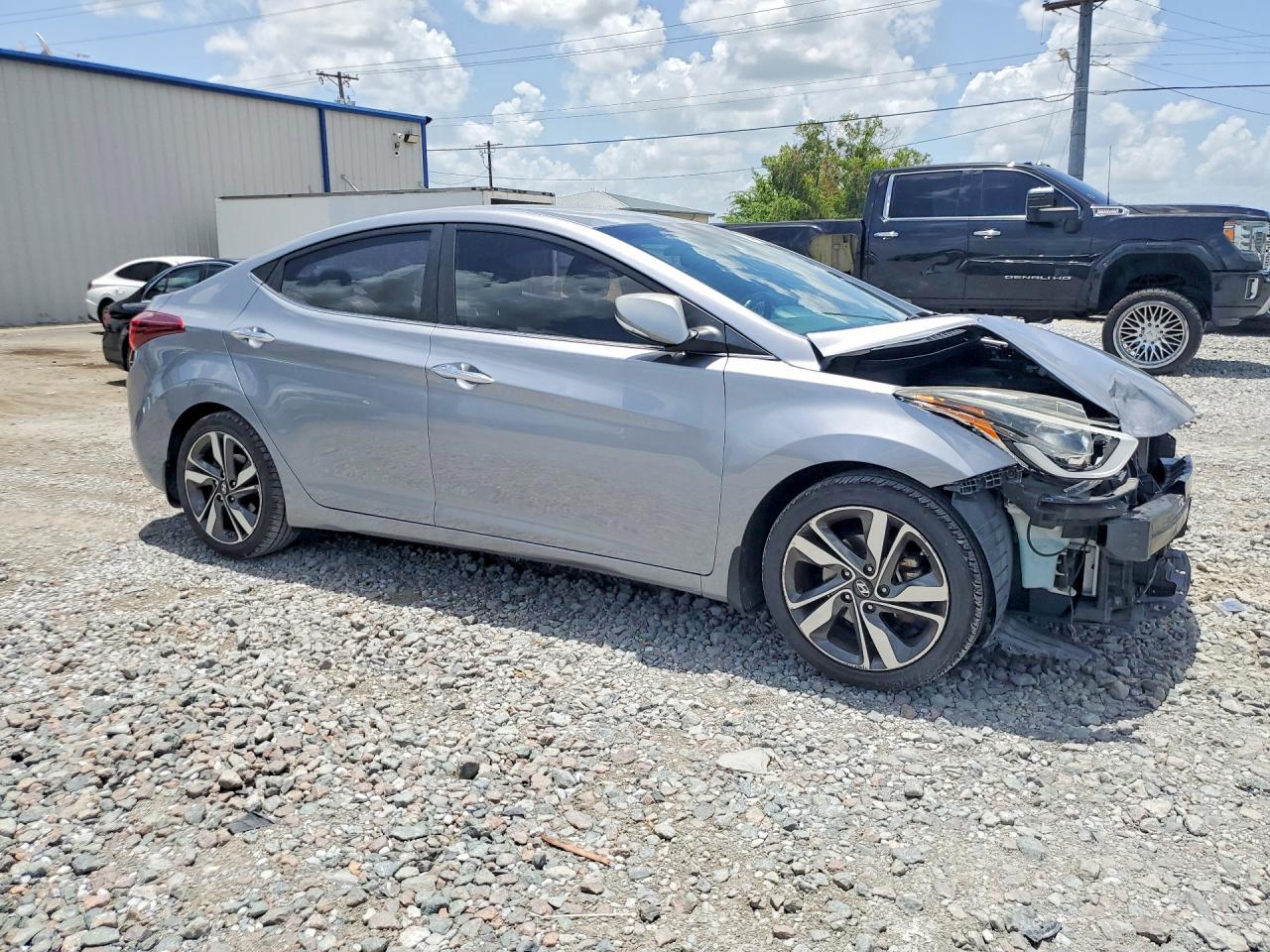 2015 Hyundai Elantra Limited Gray vin: 5NPDH4AEXFH643723