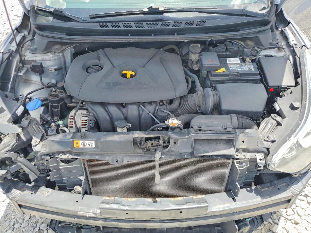 2015 Hyundai Elantra Limited Gray vin: 5NPDH4AEXFH643723