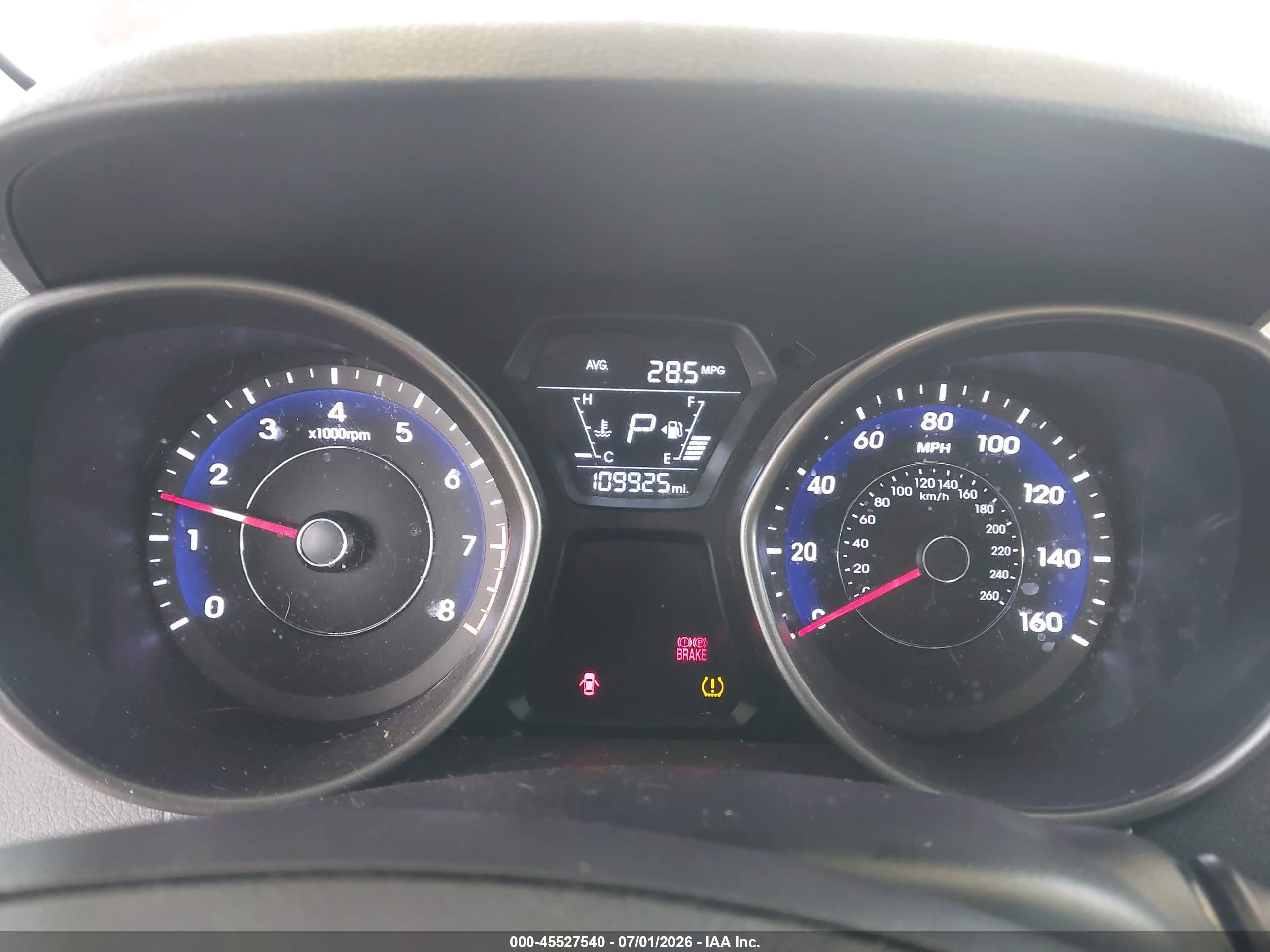 2015 Hyundai Elantra Se Red vin: 5NPDH4AEXFH645715