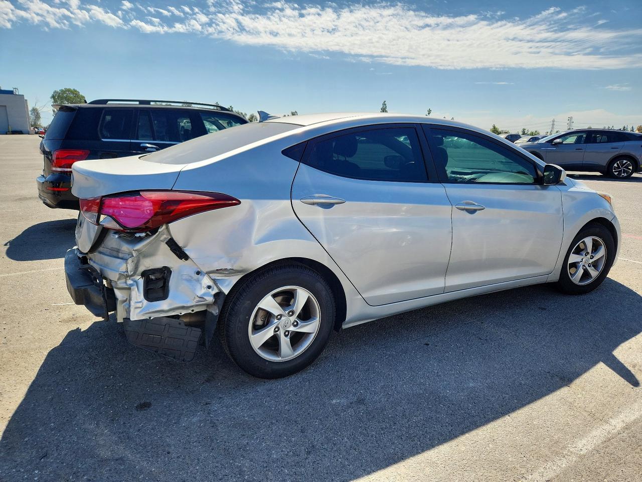 2015 Hyundai Elantra Se Silver vin: 5NPDH4AEXFH646055