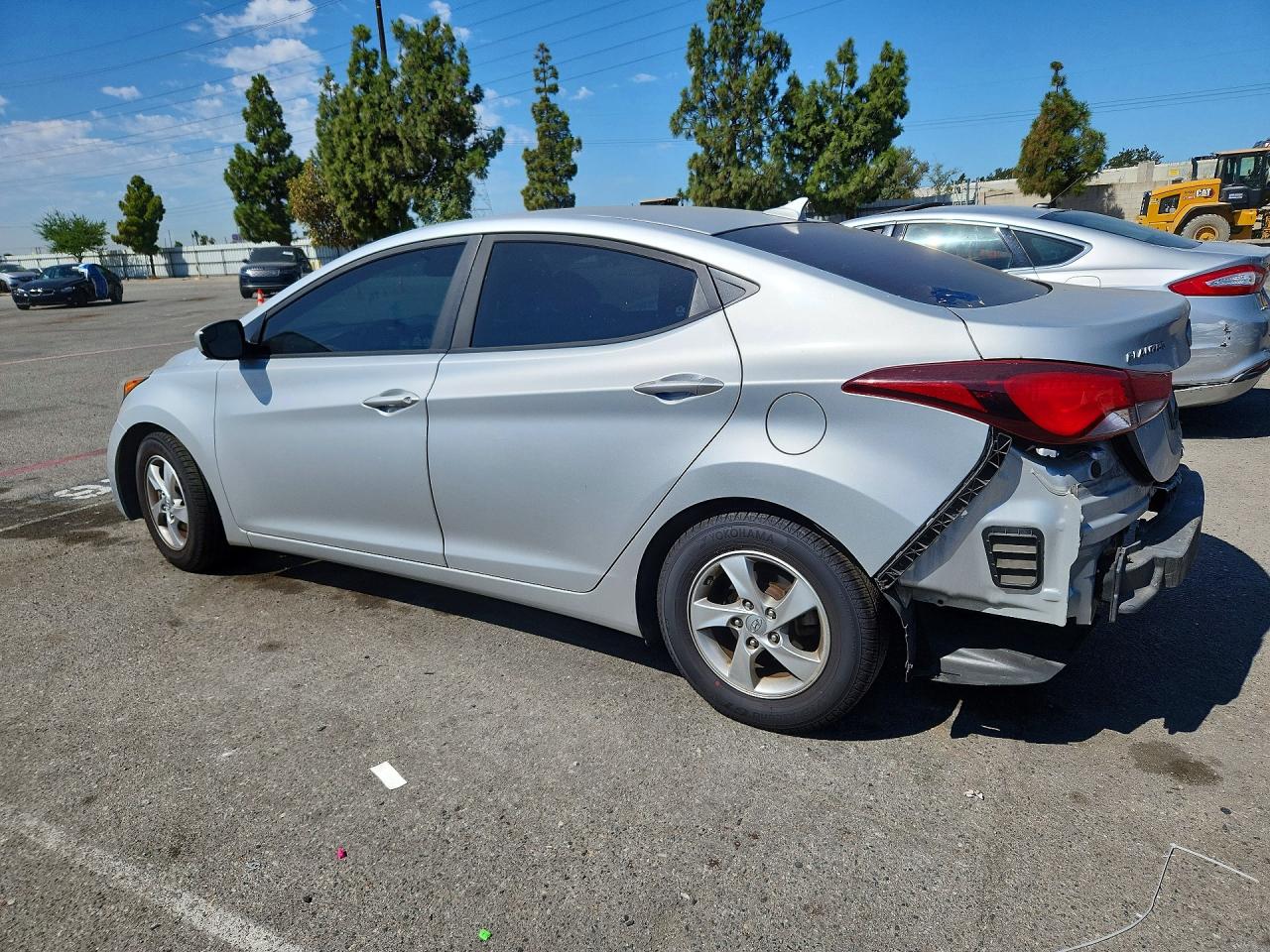2015 Hyundai Elantra Se Silver vin: 5NPDH4AEXFH646055