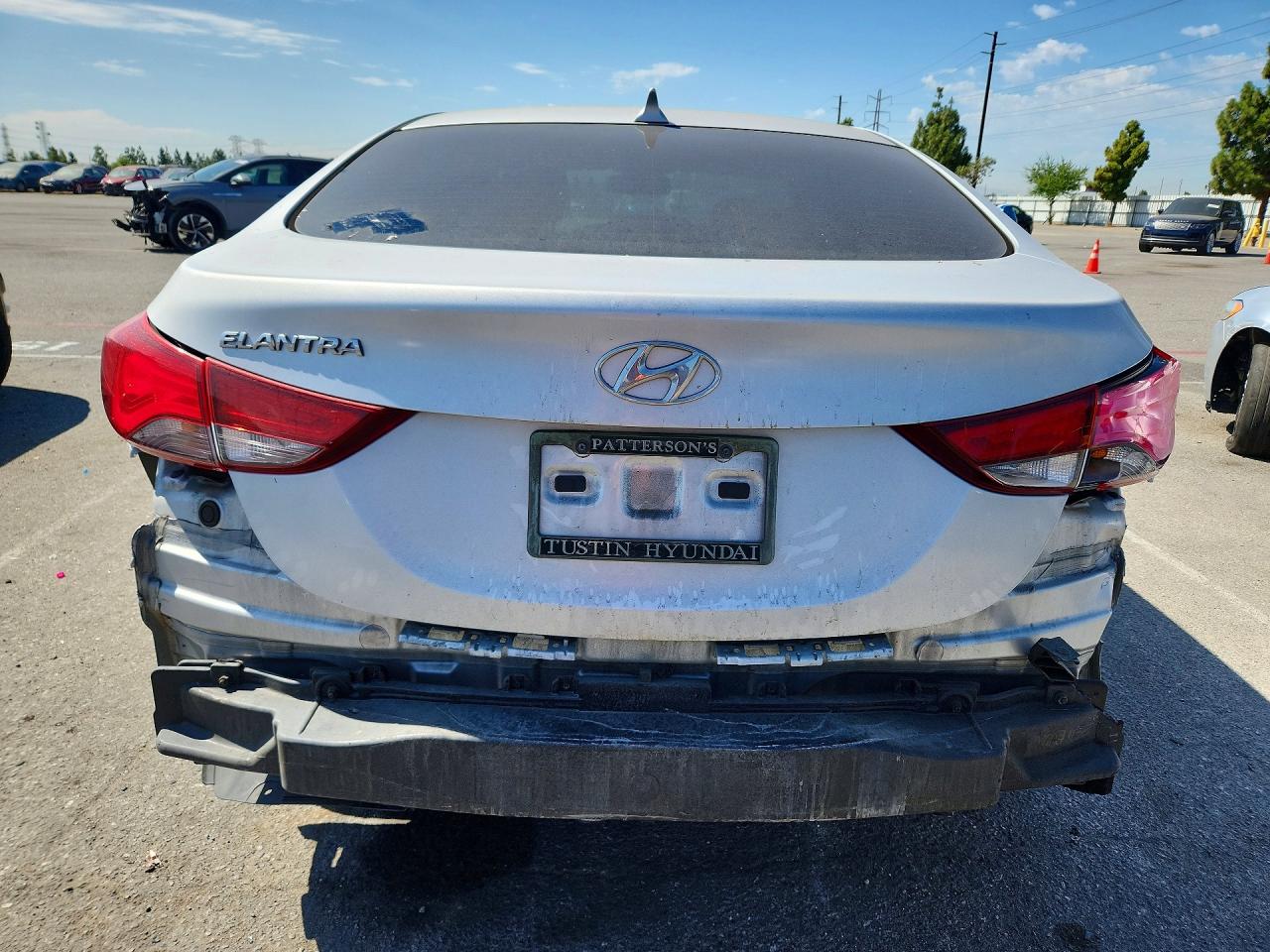 2015 Hyundai Elantra Se Silver vin: 5NPDH4AEXFH646055