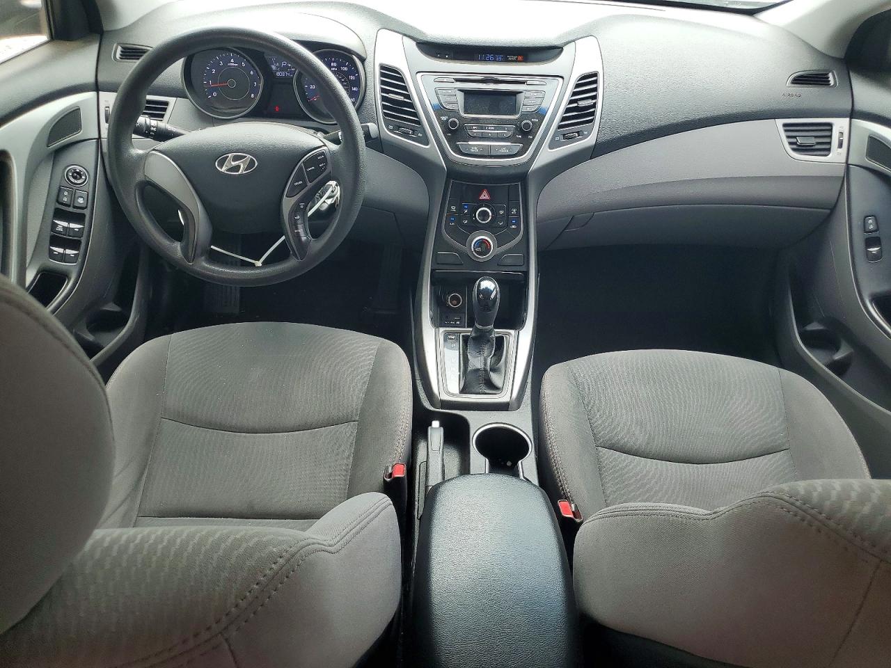 2015 Hyundai Elantra Se Gray vin: 5NPDH4AEXFH647125