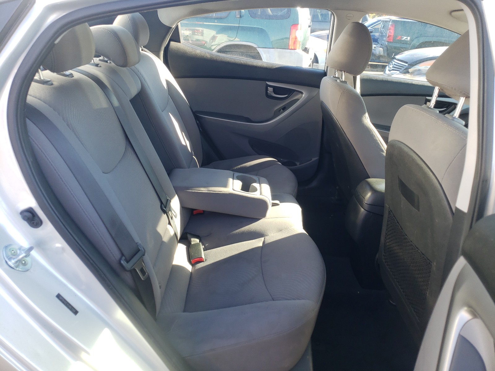 2016 Hyundai Elantra Se Gray vin: 5NPDH4AEXGH667084