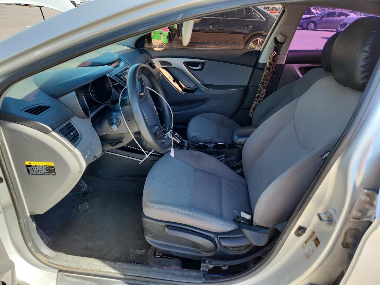 2016 Hyundai Elantra Silver vin: 5NPDH4AEXGH686539