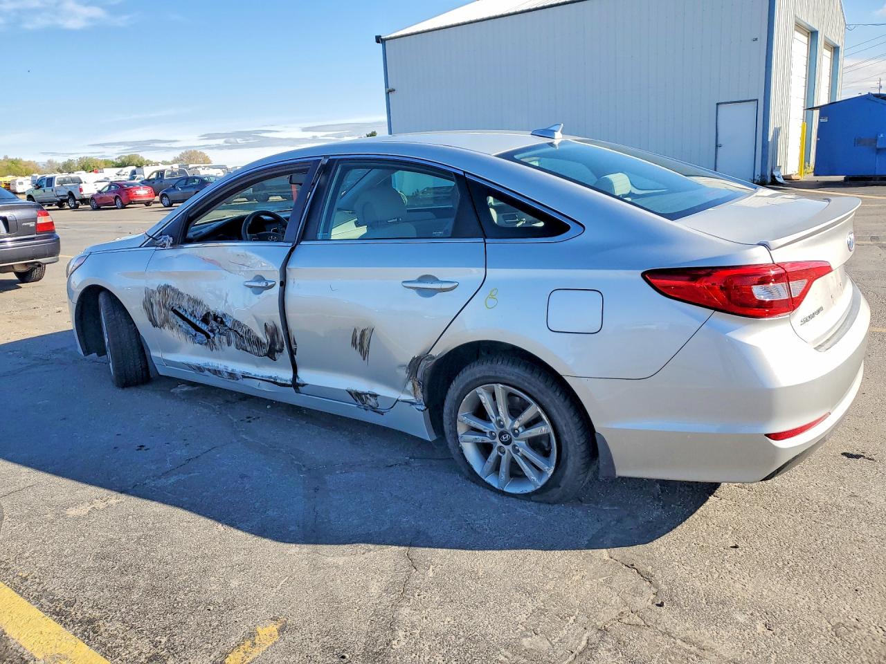 2015 Hyundai Sonata Silver vin: 5NPE24AA0FH147462