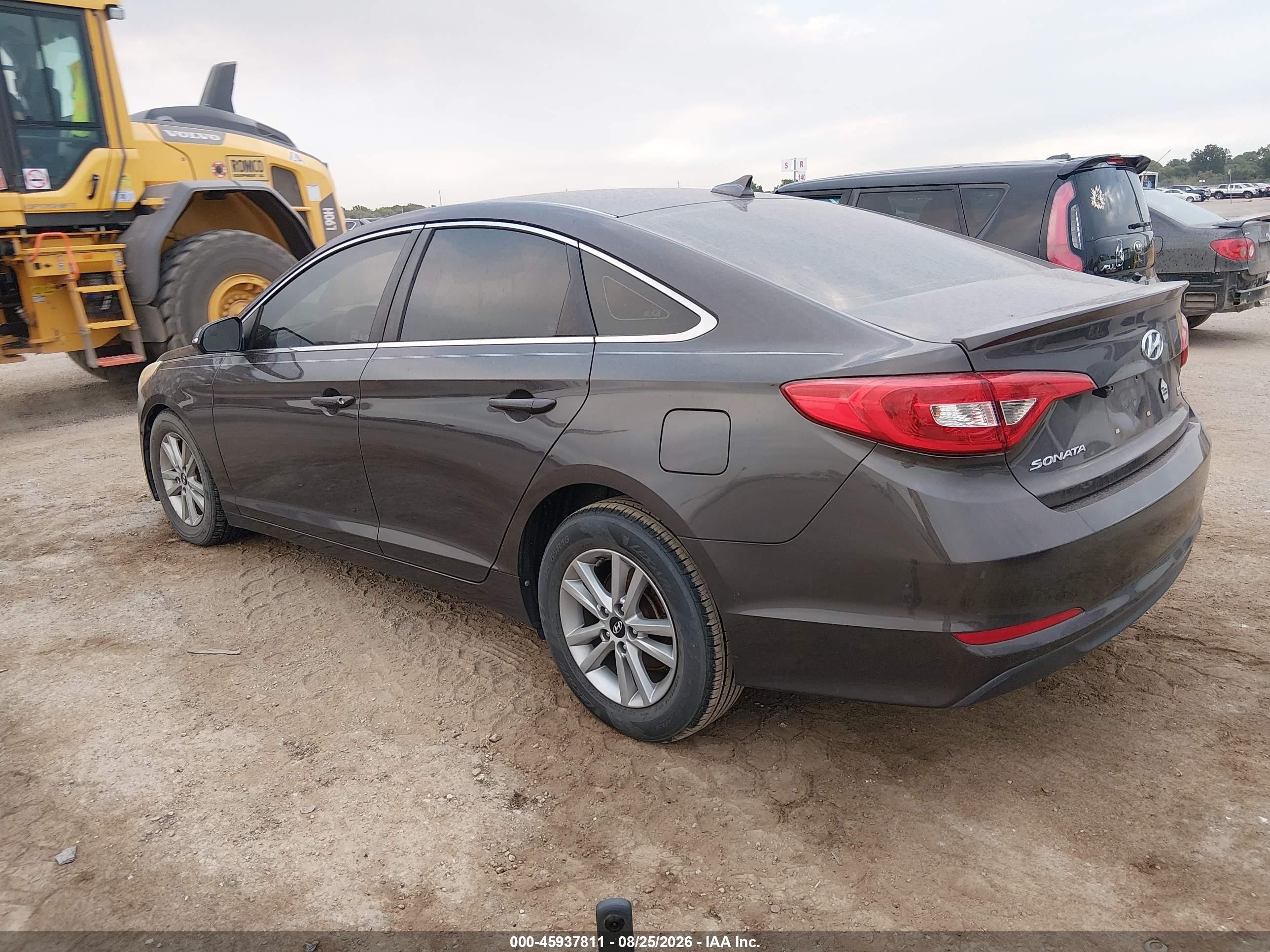 2015 Hyundai Sonata Eco Gray vin: 5NPE24AA0FH148711