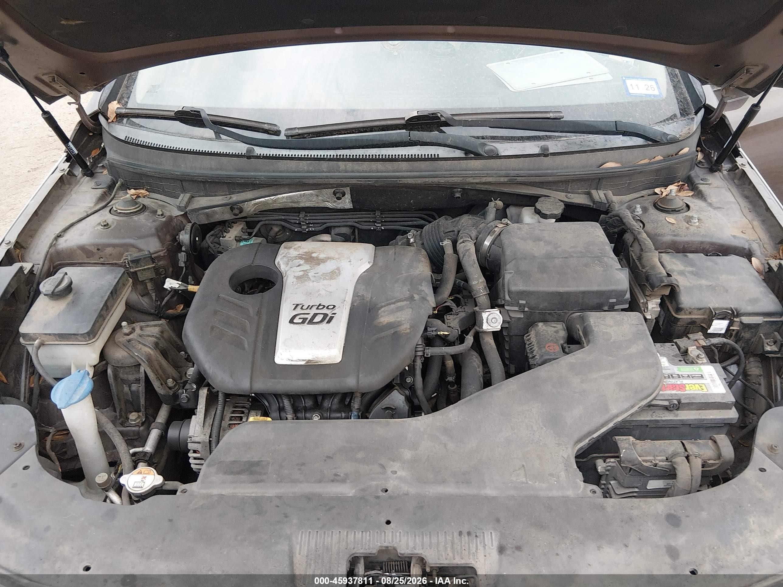 2015 Hyundai Sonata Eco Gray vin: 5NPE24AA0FH148711