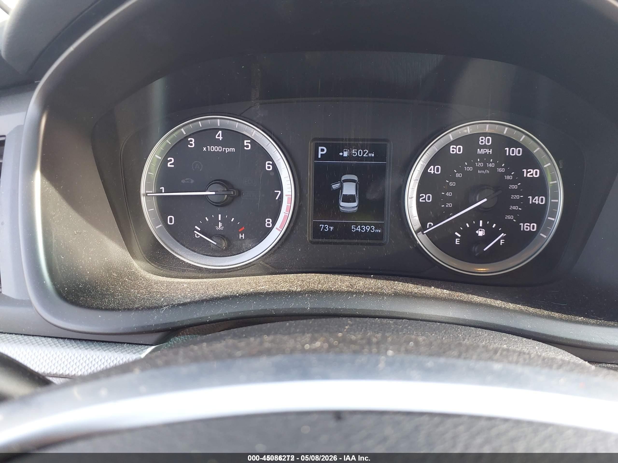 2019 Hyundai Sonata Eco Синий vin: 5NPE24AA2KH774786
