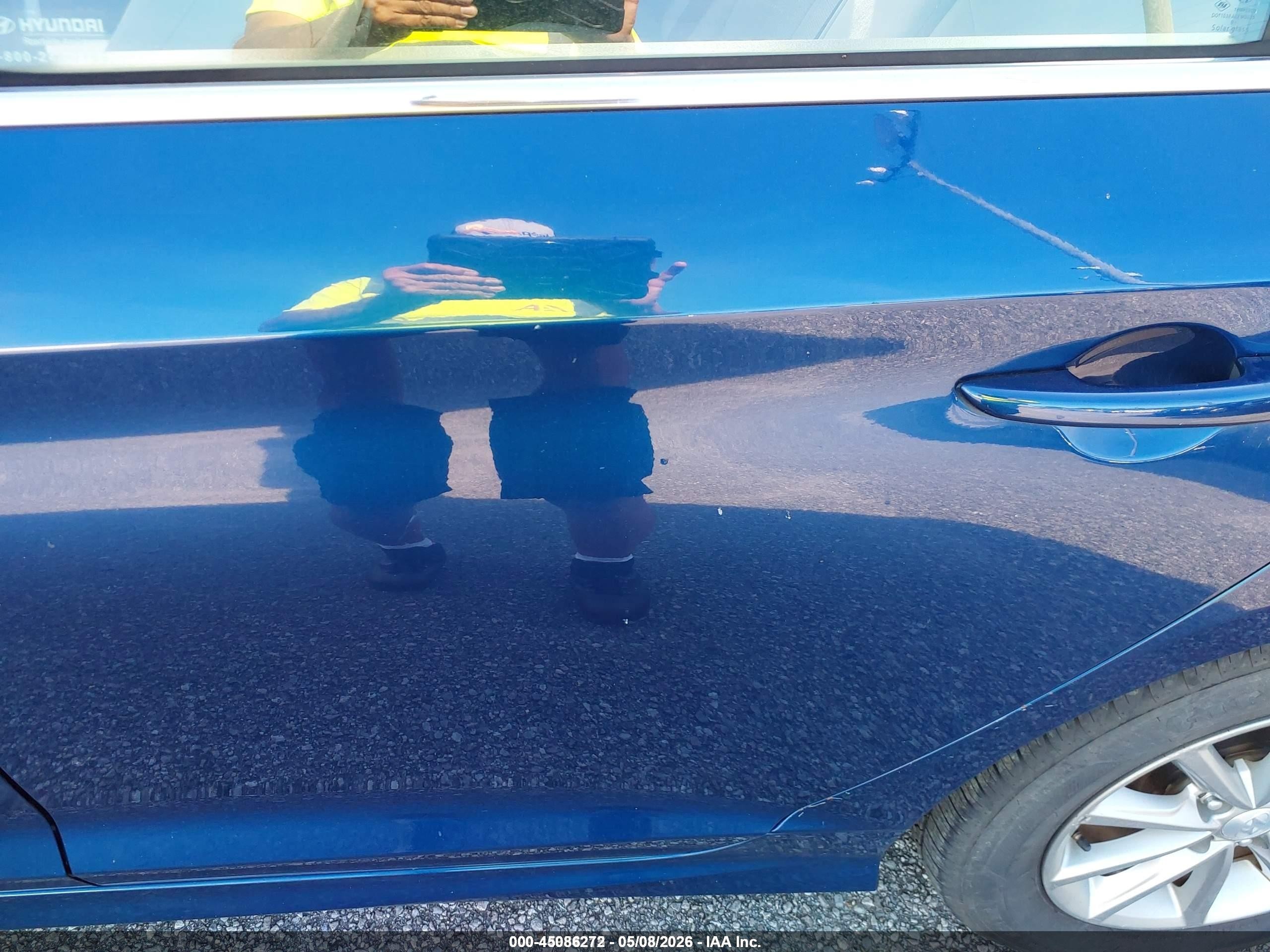 2019 Hyundai Sonata Eco Синий vin: 5NPE24AA2KH774786