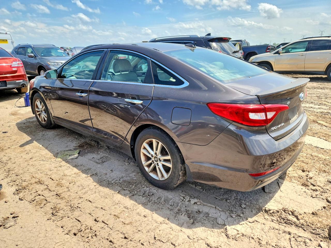 2015 Hyundai Sonata Eco Brown vin: 5NPE24AA3FH110633
