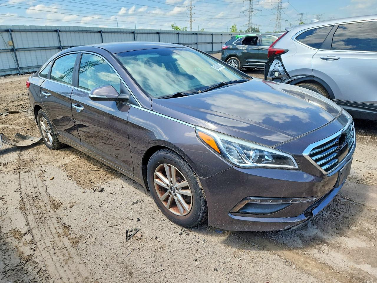2015 Hyundai Sonata Eco Brown vin: 5NPE24AA3FH110633