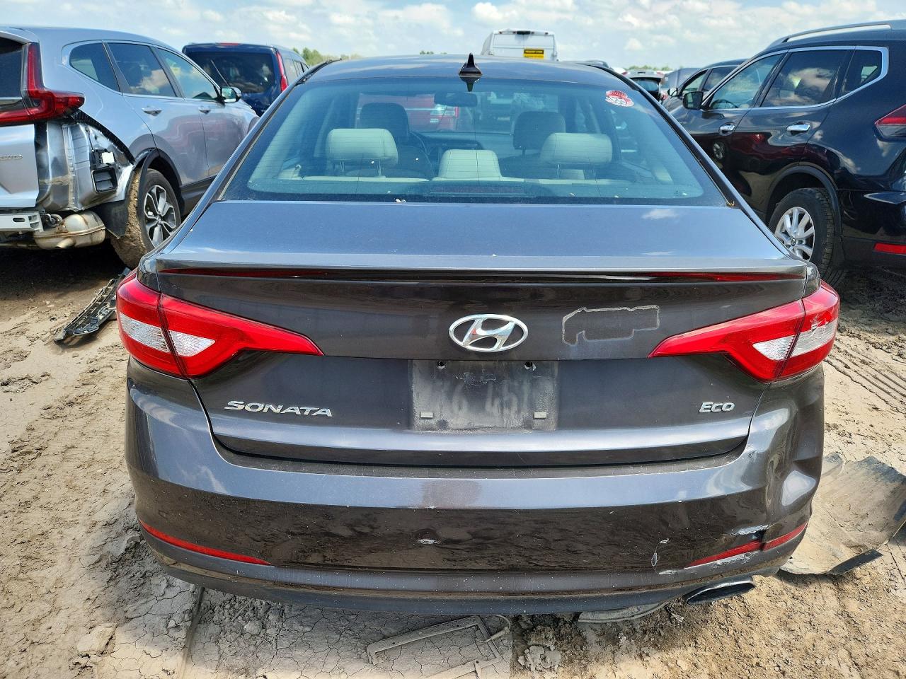 2015 Hyundai Sonata Eco Brown vin: 5NPE24AA3FH110633