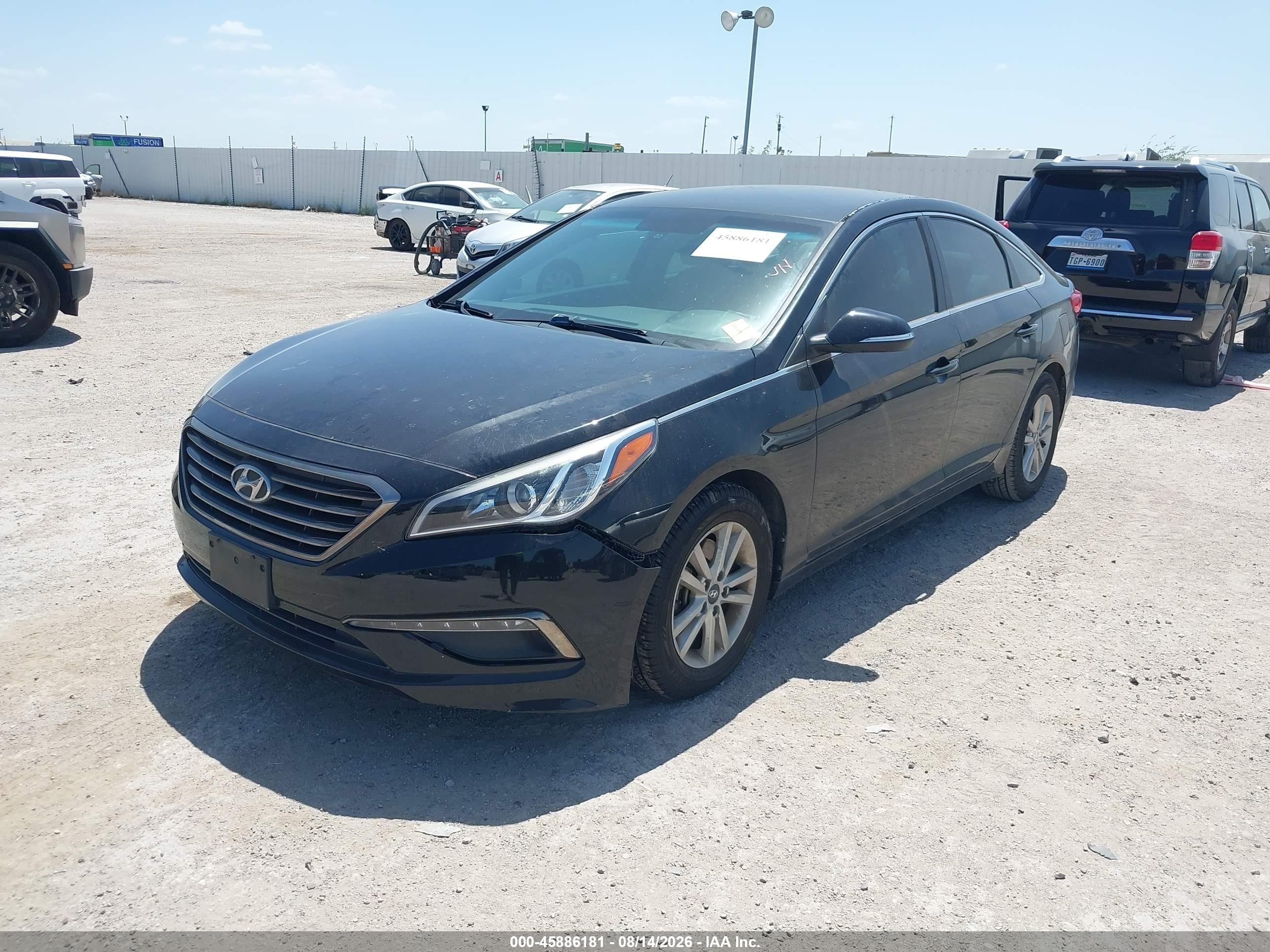 2015 Hyundai Sonata Eco Black vin: 5NPE24AA3FH113208