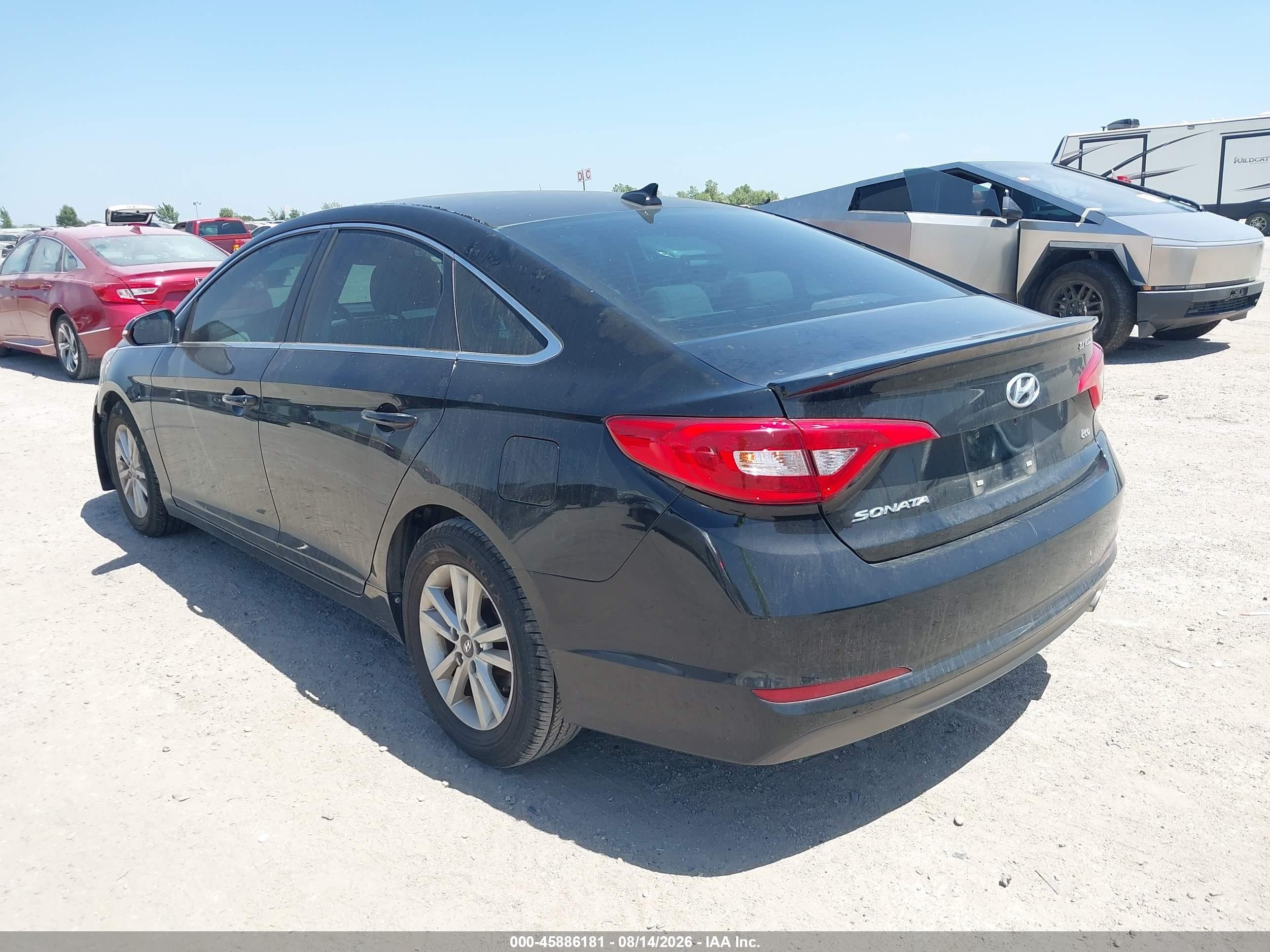 2015 Hyundai Sonata Eco Black vin: 5NPE24AA3FH113208