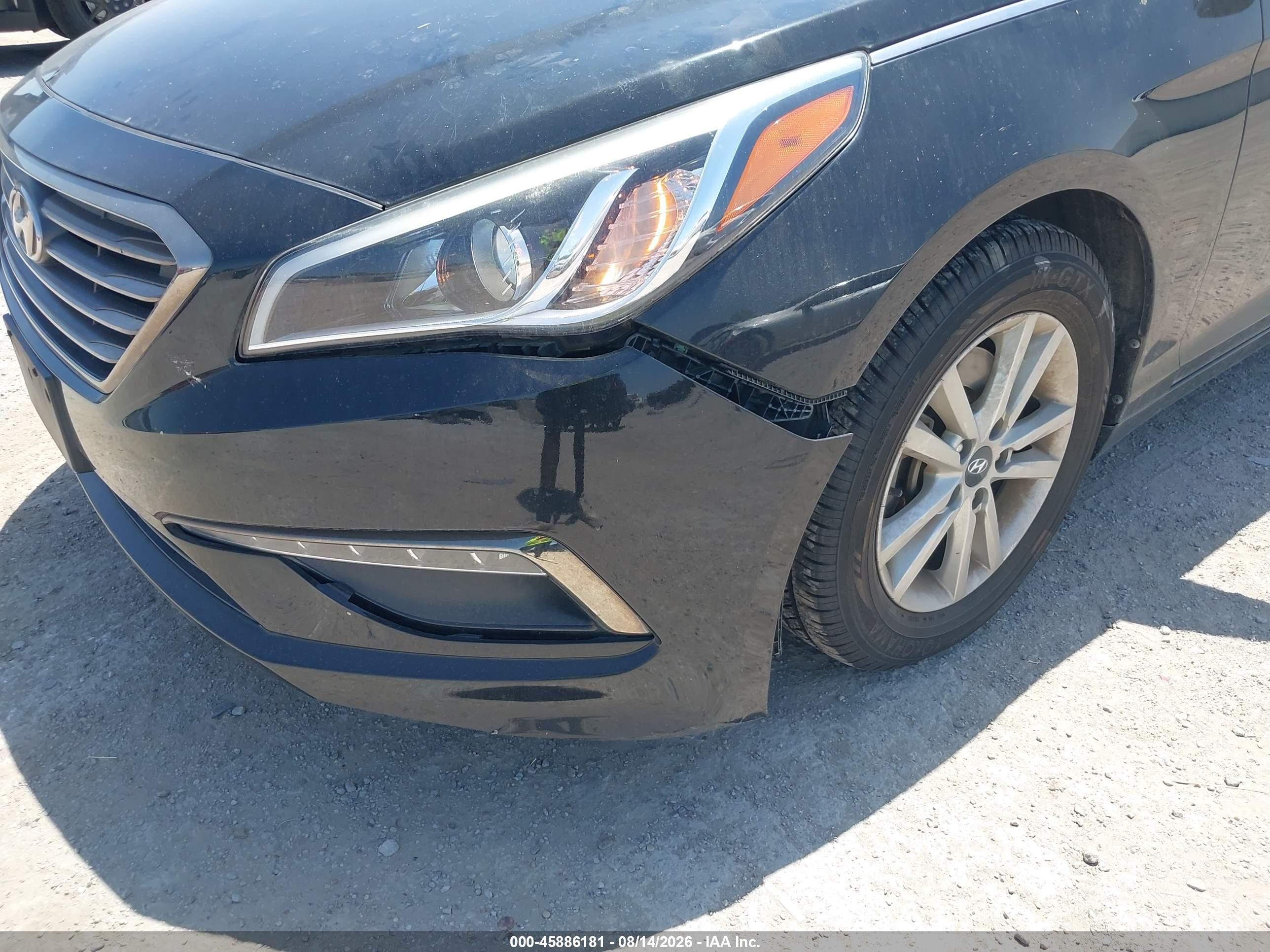 2015 Hyundai Sonata Eco Black vin: 5NPE24AA3FH113208