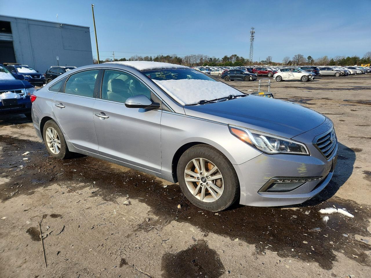 2015 Hyundai Sonata Eco Silver vin: 5NPE24AA3FH133233