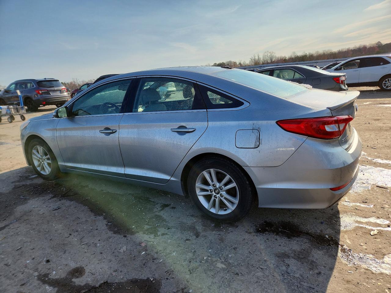2015 Hyundai Sonata Eco Silver vin: 5NPE24AA3FH133233