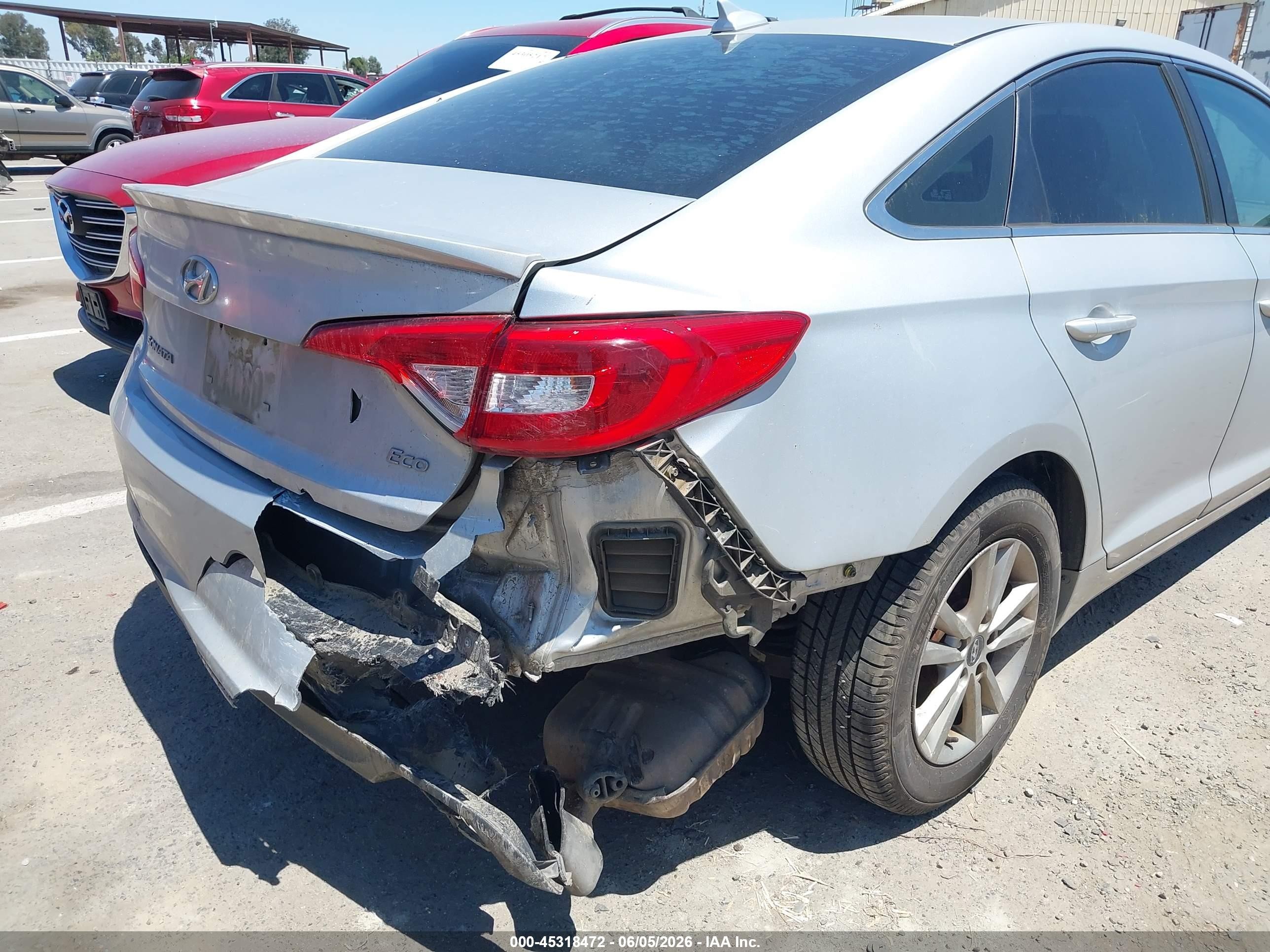 2015 Hyundai Sonata Eco Silver vin: 5NPE24AA3FH157838