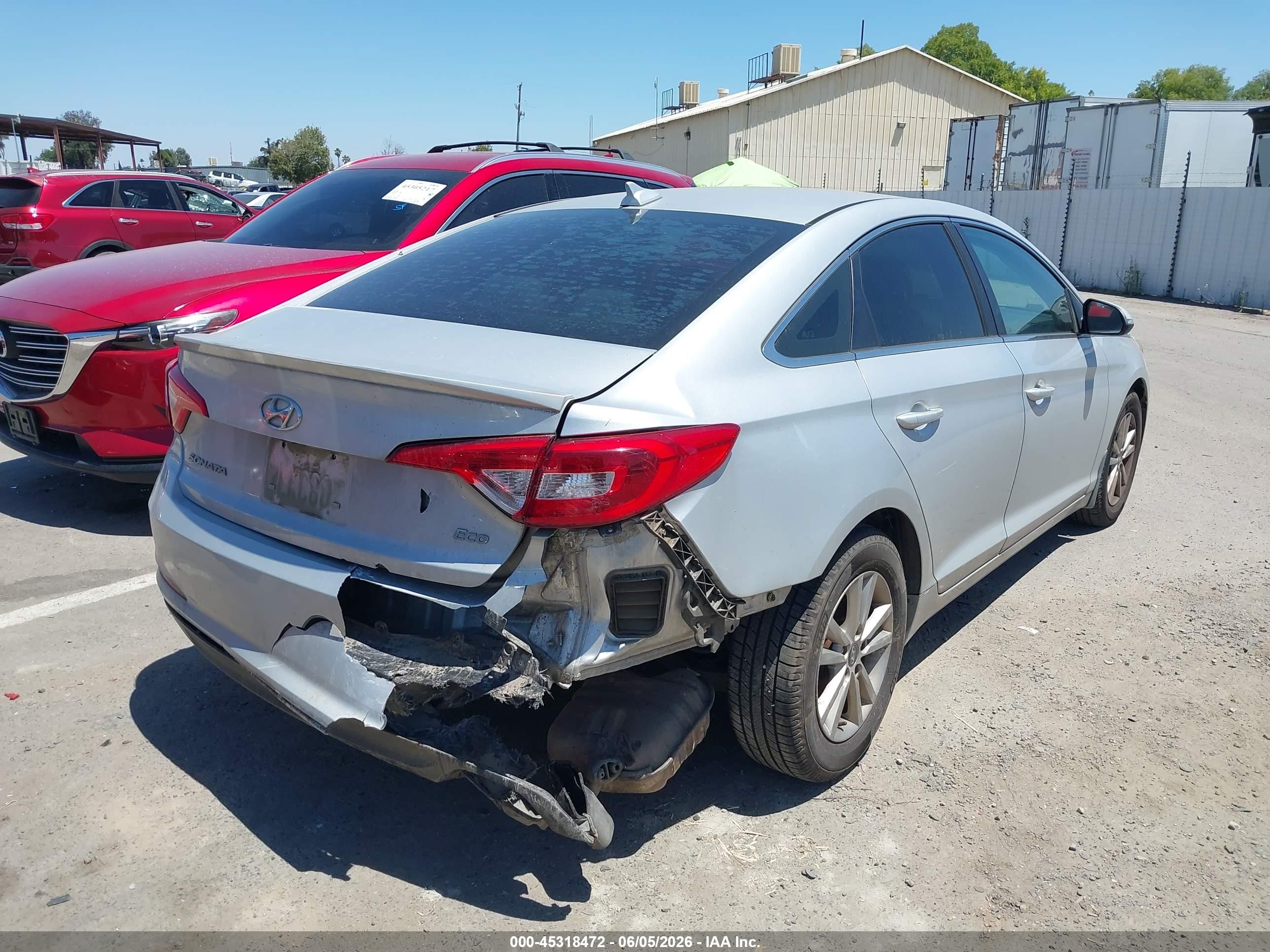 2015 Hyundai Sonata Eco Silver vin: 5NPE24AA3FH157838