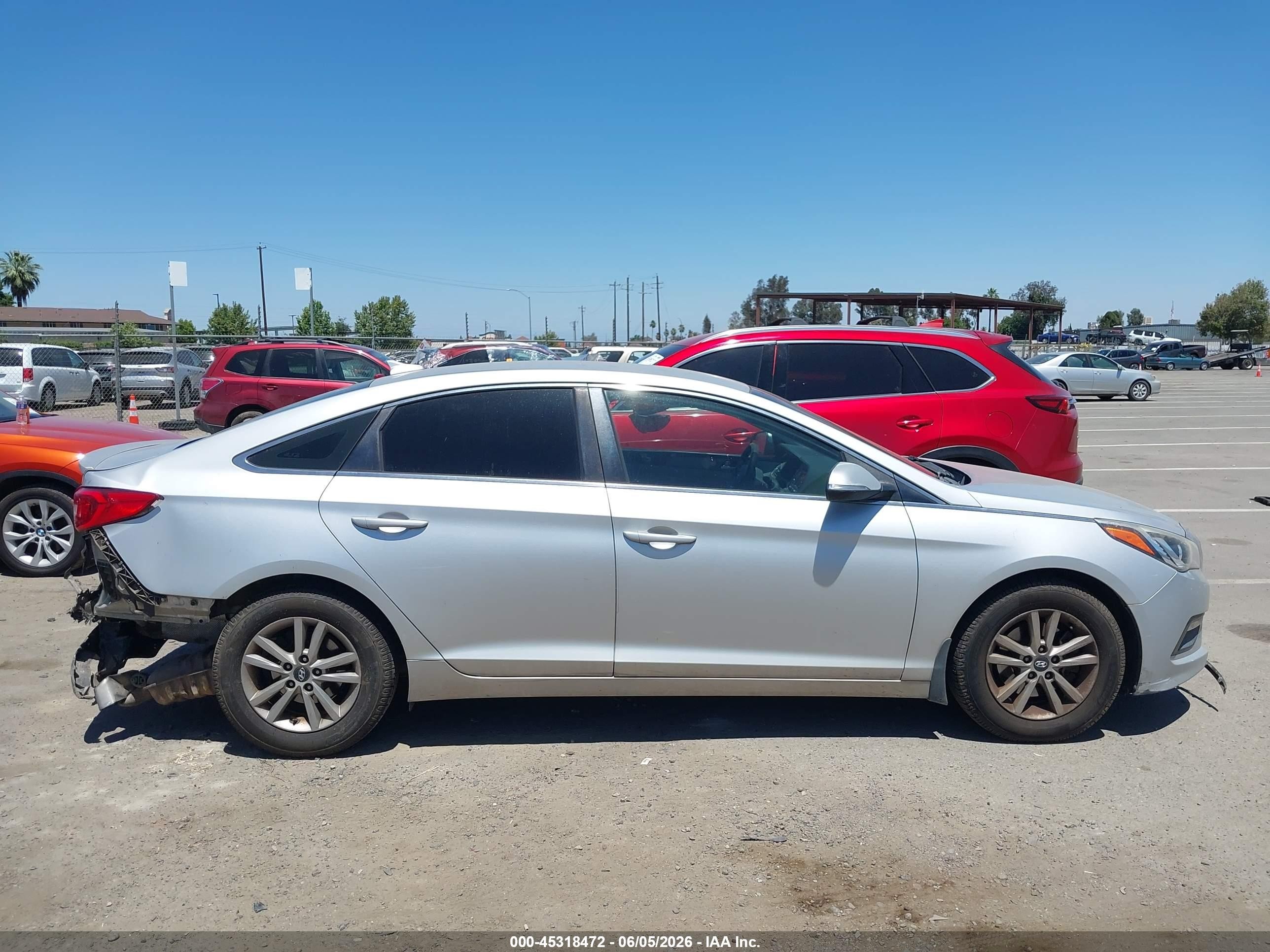 2015 Hyundai Sonata Eco Silver vin: 5NPE24AA3FH157838