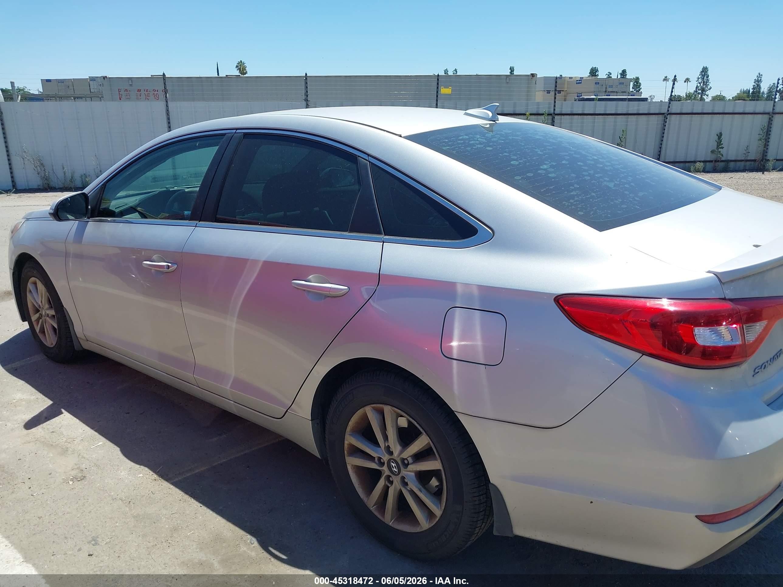 2015 Hyundai Sonata Eco Silver vin: 5NPE24AA3FH157838