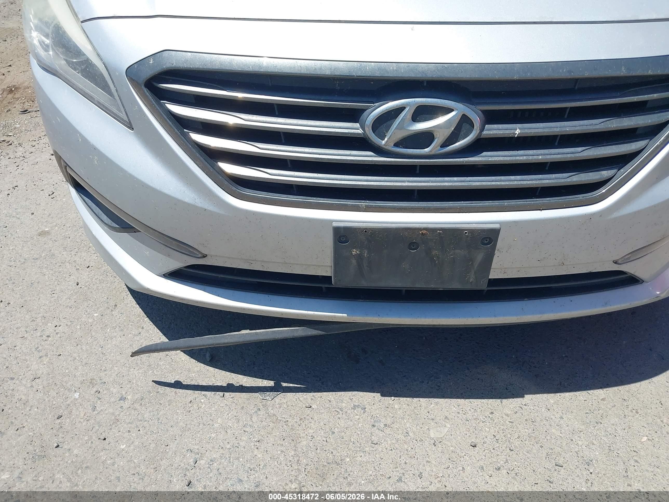 2015 Hyundai Sonata Eco Silver vin: 5NPE24AA3FH157838