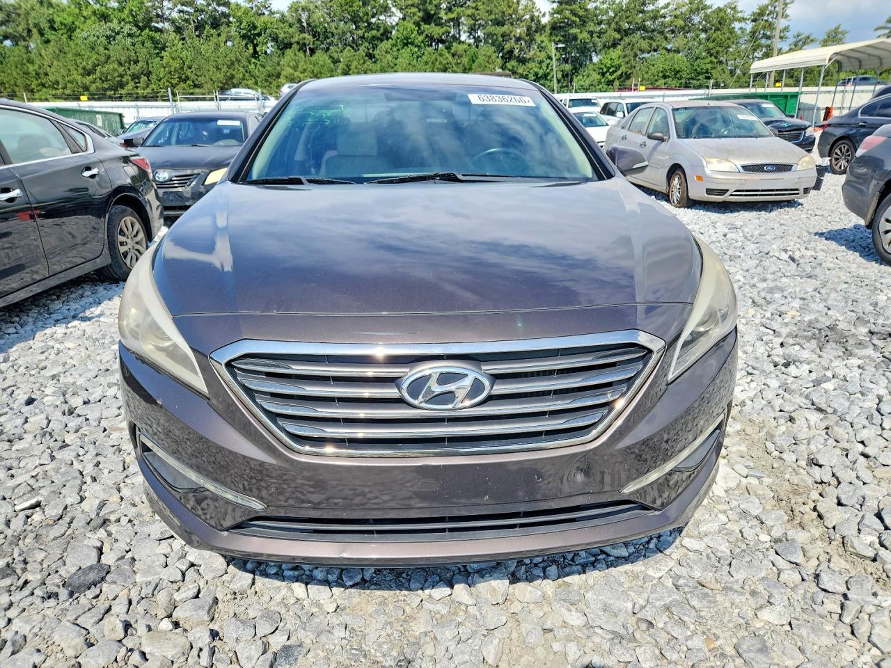 2015 Hyundai Sonata Eco Brown vin: 5NPE24AA3FH159346