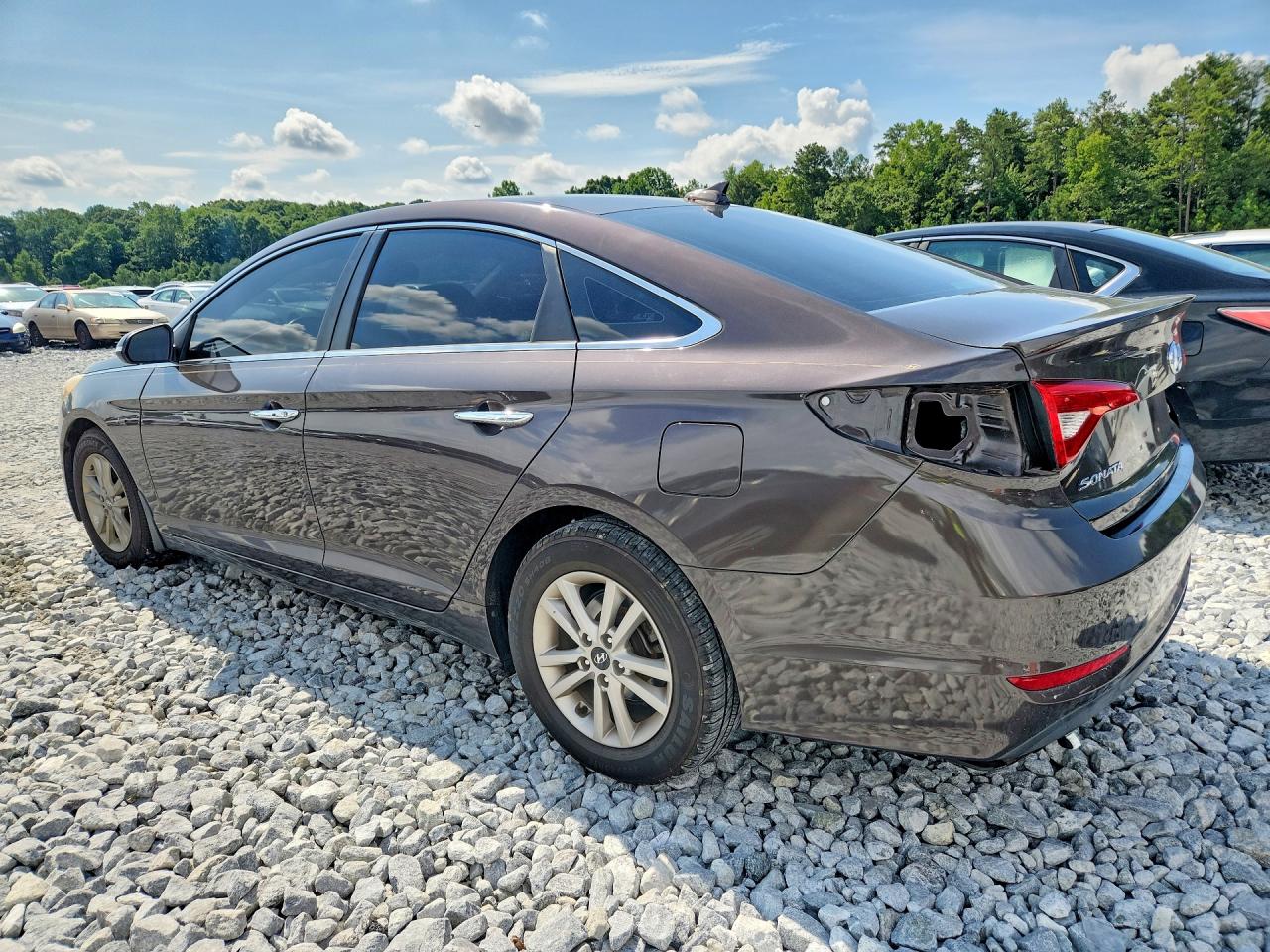 2015 Hyundai Sonata Eco Brown vin: 5NPE24AA3FH159346