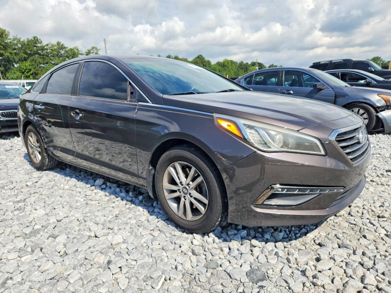 2015 Hyundai Sonata Eco Brown vin: 5NPE24AA3FH159346