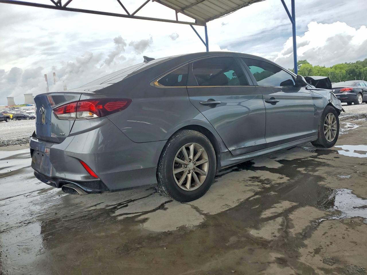 2018 Hyundai Sonata Eco Серый vin: 5NPE24AA3JH710593