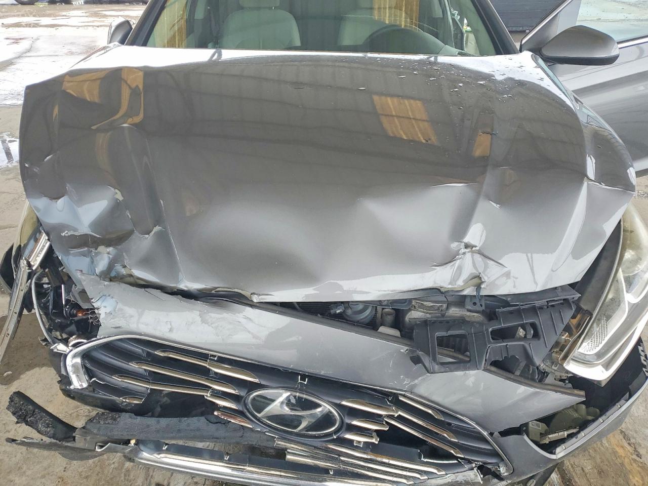 2018 Hyundai Sonata Eco Серый vin: 5NPE24AA3JH710593