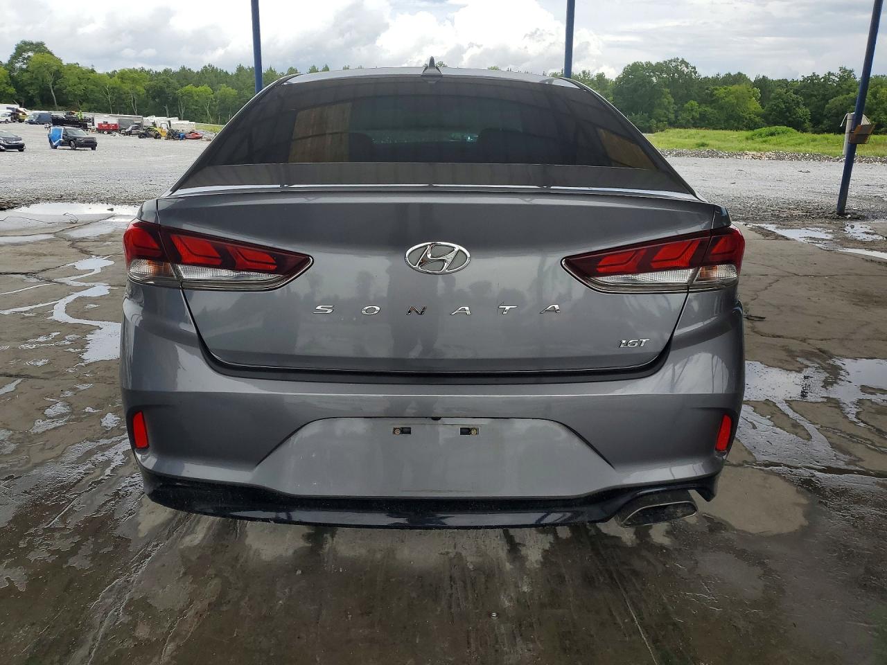 2018 Hyundai Sonata Eco Серый vin: 5NPE24AA3JH710593